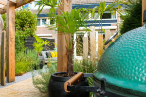 Mediterraanse sfeer in relaxtuin Alkmaar