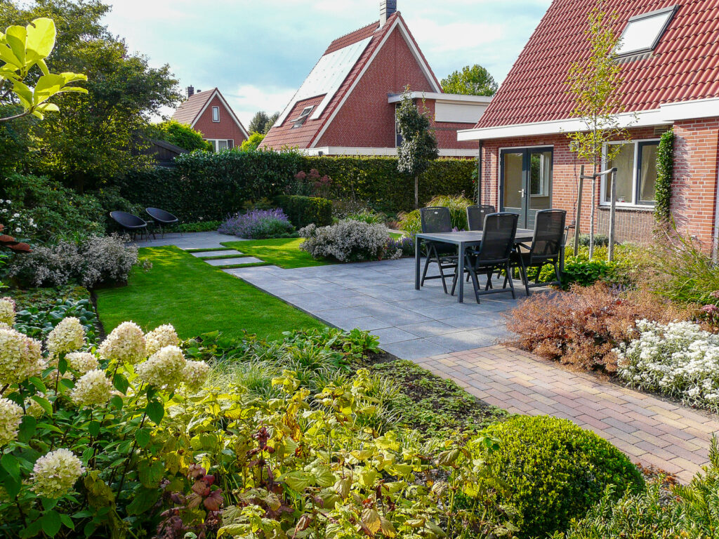 Moderne leeftuin