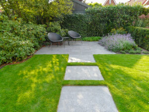 Moderne leeftuin