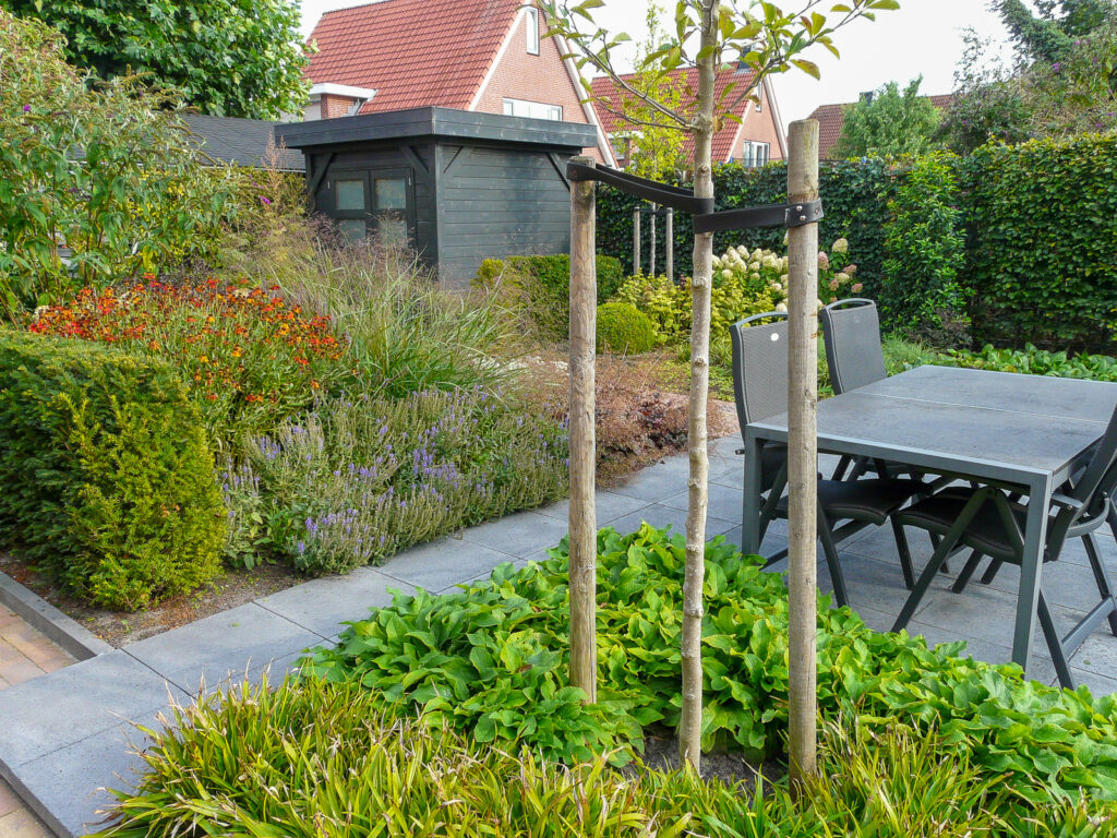 Moderne leeftuin