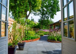 levendige tuin voorbeeld snoek puur groen